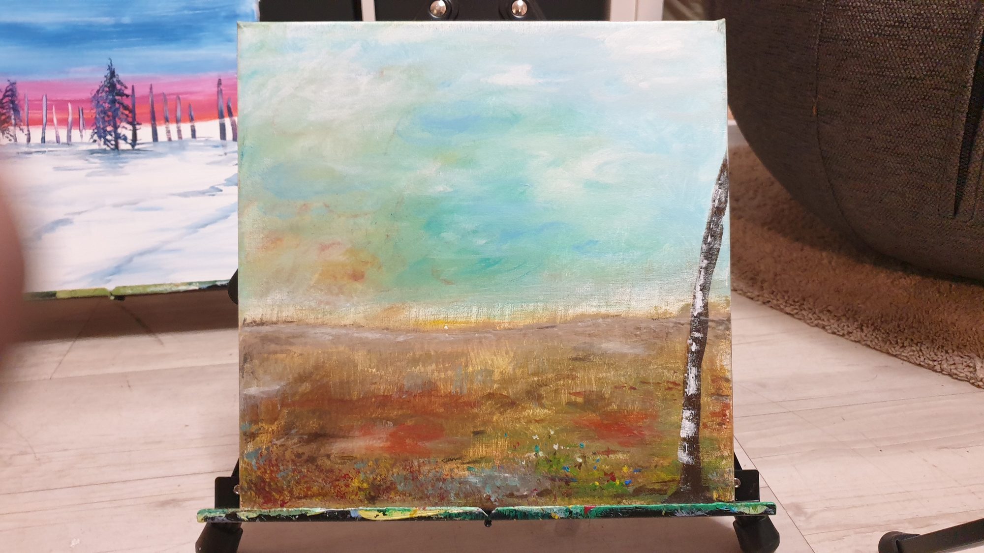 acrylbild-herbstlandschaft-birke